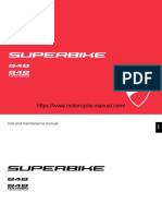 2009 Ducati Superbike SBK 848 Owner's Manual