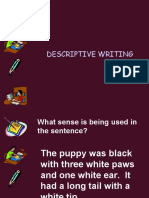 in Descriptive Writing