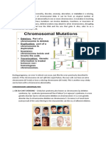 Mutation: Chromosome Abnormalities