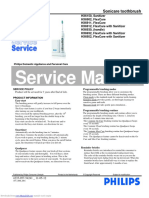 Service Manual: Sonicare Toothbrush
