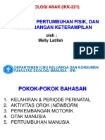 K8-Kelahiran, Pertumbuhan Fisik, Dan Perkembangan Skill