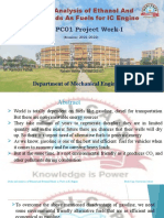 Study and Analysis of Ethanol and Butanol Blends As Fuels For IC Engine