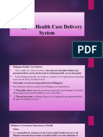 Philippine Health Care Delivery System