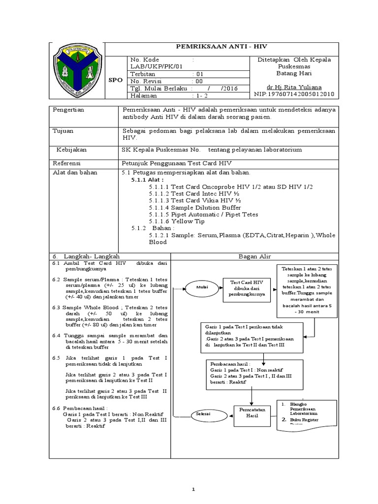Pemeriksaan Anti HIV | PDF