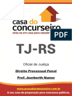 Apostila TJ Rs Oficial de Justica Direito Processual Penal Joerberth Nunes