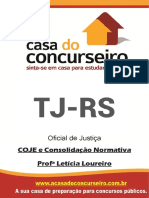 Oficial de Justiça - COJE e Consolidação Normativa