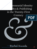 Entrepreneurial Identity in Us Book Publishing in The Twenty First Century