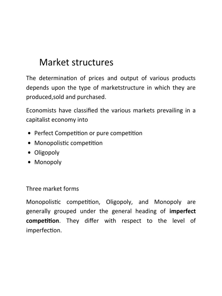 Understanding Market Structures and Pricing | PDF | Oligopoly | Monopoly