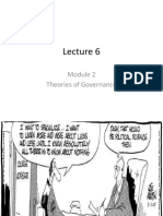 Lecture 6 - Theories of Governance