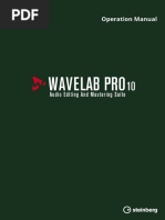 WaveLab Pro 10 Operation Manual en