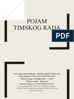 Preh Teh - Poslovna Komunikacija - Pojam Timskog Rada - 4 Raz