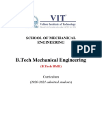 2020-21 Mechanical Engineering Syllabus