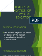 Historical Foundation of Pysical Edication