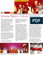 Diverse Filipino Culture: Barter and Trade Festival of Native Inhabitants and Asian Traders "Ang Bayan Ko (My County) "