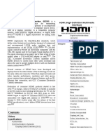 HDMI (High-Definition Multimedia Interface)