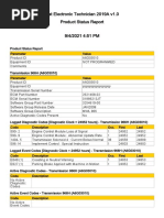 Cat Electronic Technician 2019A v1.0 Product Status Report