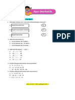 Soal Latihan Matematika T 1 ST 1 21 - 22