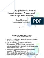 Managing global new product launches