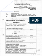 Muy Ilustre Municipalida de Guayaquil (Gobierno Autonomy: Informe Detvaluacion de Oferta Tecnica DUEVP-2014-094