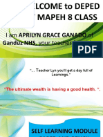 Welcome To Deped TV Mapeh 8 Class: I Am Aprilyn Grace Ganado of