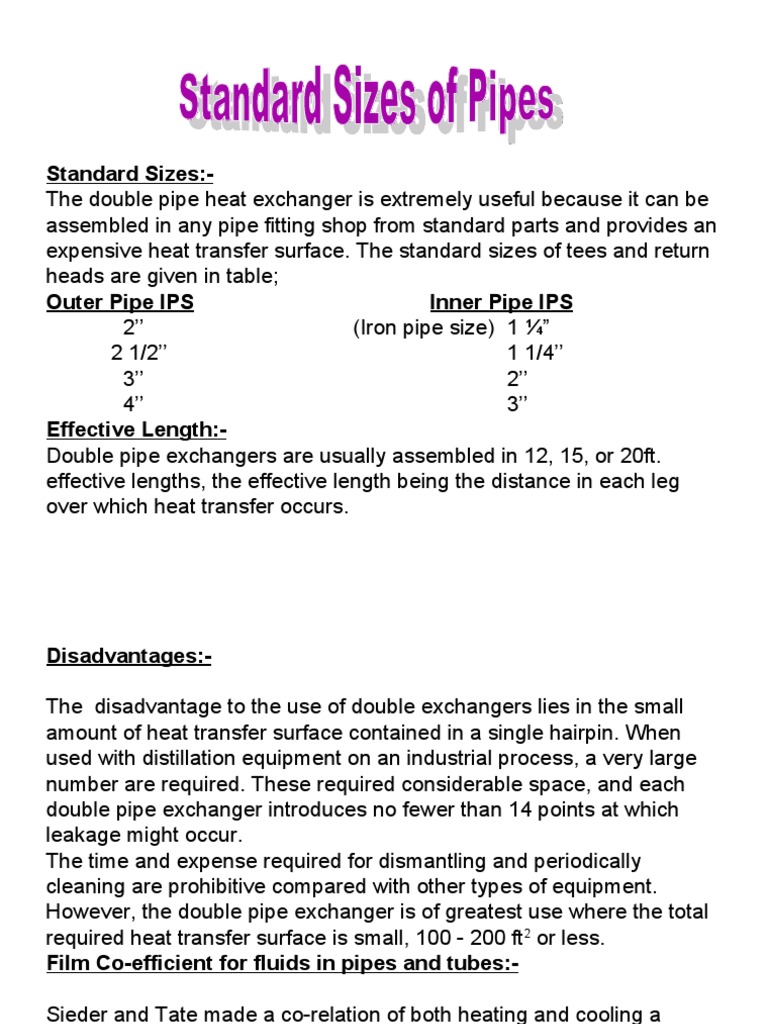 Standard Sizes of Pipes (After Changing) | PDF | Fluid Dynamics | Pipe ...