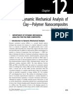 Dynamic Mechanical Analysis of Clay-Polymer Nanocomposite