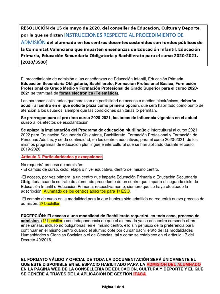 Cual Es El Ixesp Del Nie Web Resolucion 19 M Admision | PDF | Certificado de clave pública