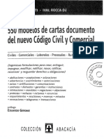550 Modelos de Carta Documento Del Nuevo CCyC - Abatti - Rocca