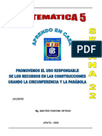 Semana22 Circunferencia y Parábola