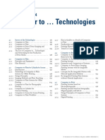 Computer To Technologies: Contents Chapter 4