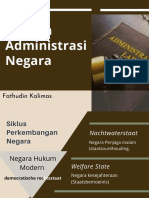 Hukum Administrasi Negara I