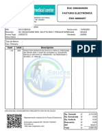 RUC 20604639299 Factura Electrónica: Descripción Cant Unid P. Unit Monto