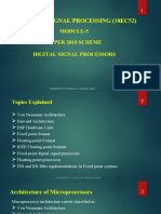 DSP Module 5 2018 Scheme