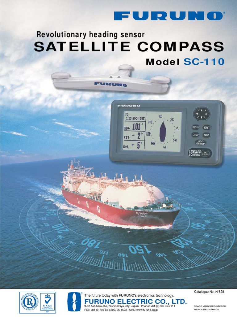FURUNO SC-110 Satellite Compass System | PDF | Global Positioning ...