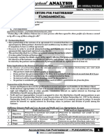 Fundamental: Accounting For Partnership