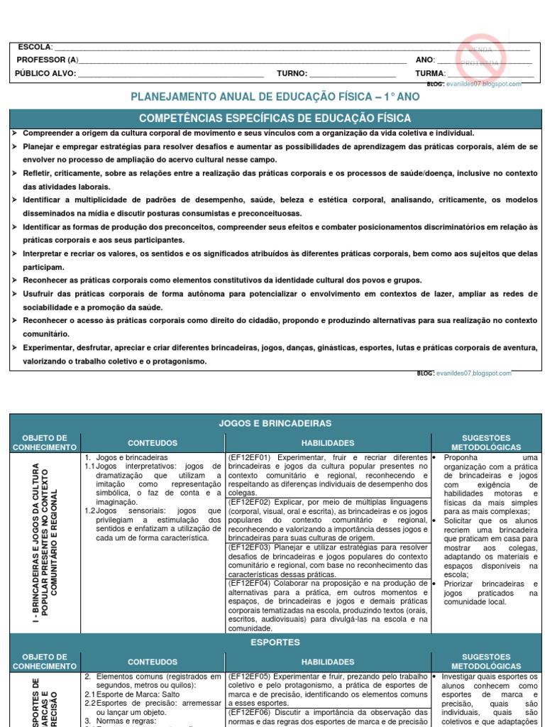 EF12EF07) Ginástica para os anos iniciais