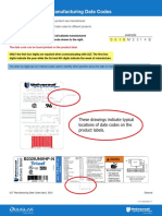 Manufactuing Date Codes