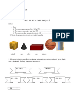 25 Evaluare Initiala