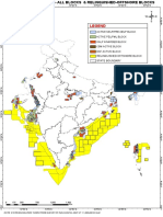 India DGH - Maps of E&P Areas - Active (All Blocks) and Reliquinshed (Offshore)