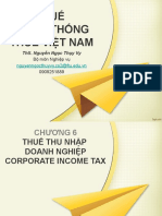Thuế Và Hệ Thống Thuế Việt Nam - Chap 6 - CIT