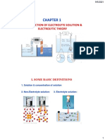 Chapter 1 - Electrolyte and Non-Electrolyte Solution - CKH2021