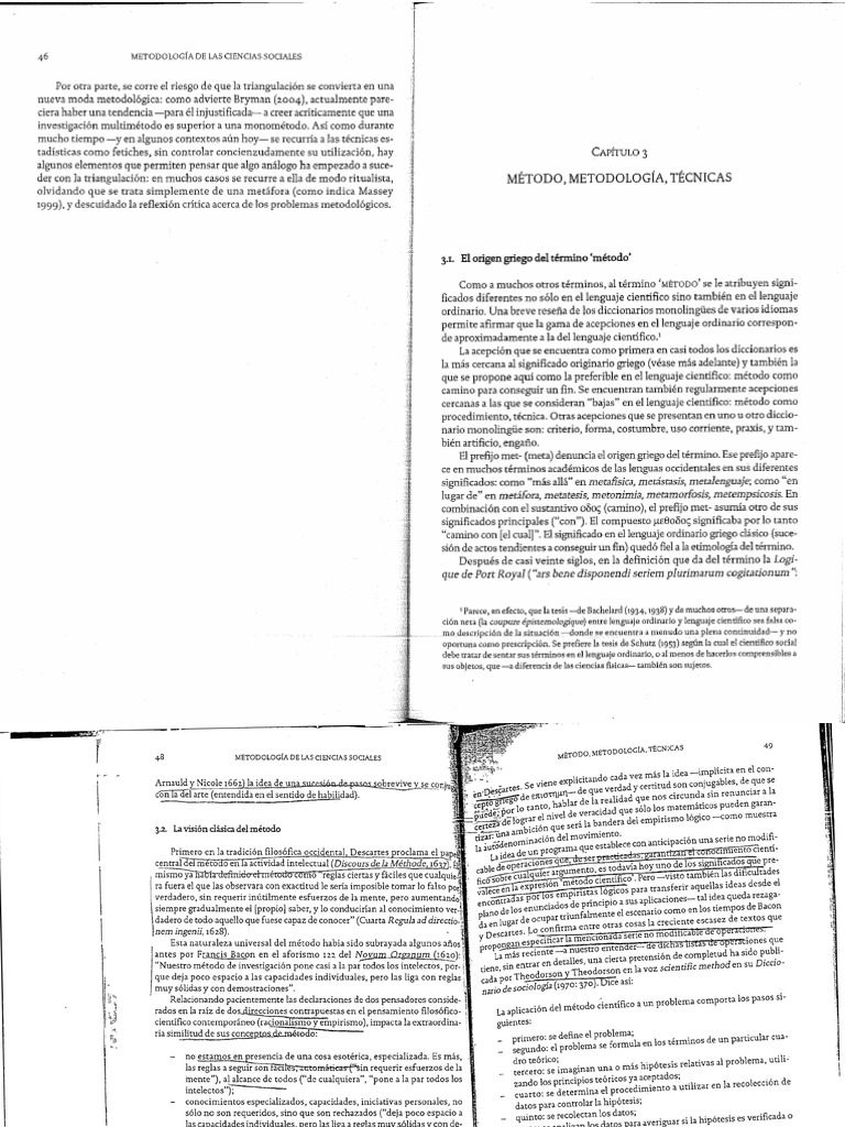 Marradi Et Al. (2007) Cap 3 | PDF | Método científico | Conocimiento