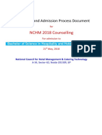 NCHM 2018 Counselling: Counselling and Admission Process Document