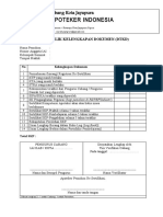 PC IAI - Form Daftar Tilik Kelengkapan Dokumen Resertifikasi