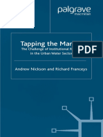 Tapping The Market: Andrew Nickson and Richard Franceys