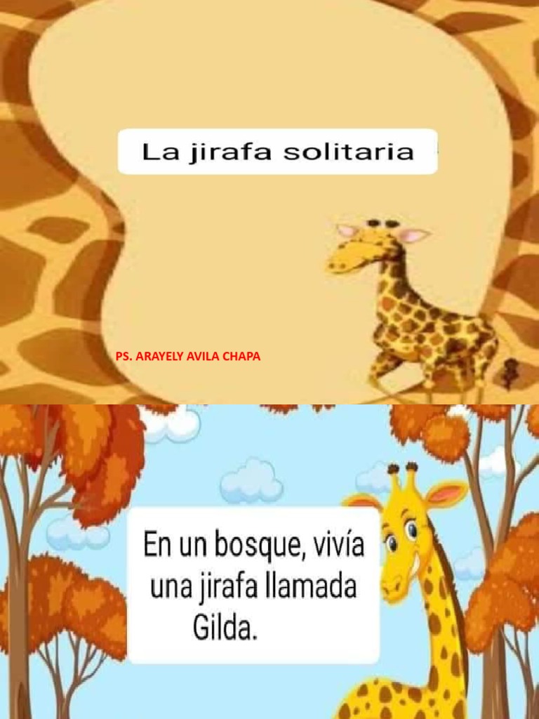 Cuento Jirafa Pdf