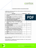 Requisitos Liquidacion de Contrato y Devolucion de Retenido - V7