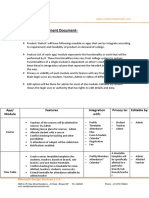 Functional Requirement Document-: App/ Features Integration With: Privacy To: Editable by