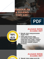 Pembekalan TOEFL 600