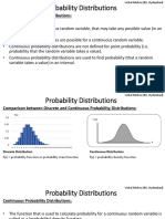 Continuous Probability Distributions